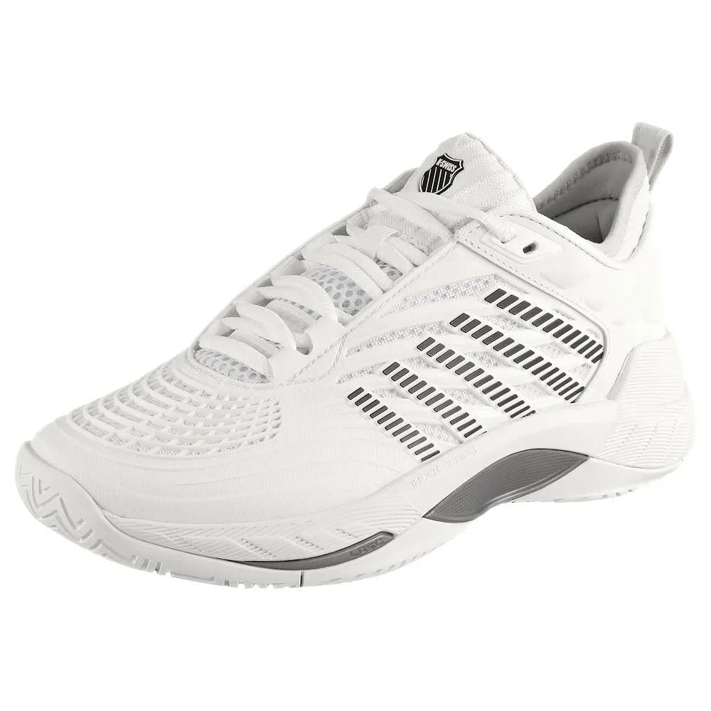 K-Swiss Women's Hypercourt Supreme 2 - White/Black Comfort Cushion Low Profile Midsole