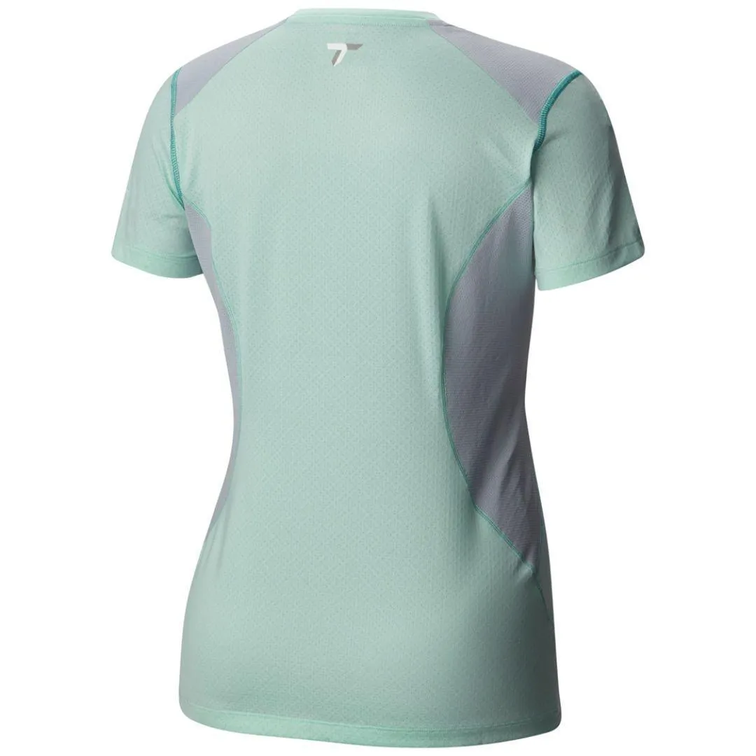 Columbia Women Brown Titan Ice Short Sleeve Shirt Trendy Fashion