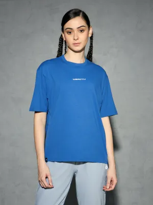 Women Printed Boxy Fit Round Neck T-shirt with COTFLEX TaglessCollar Trendy Wearable