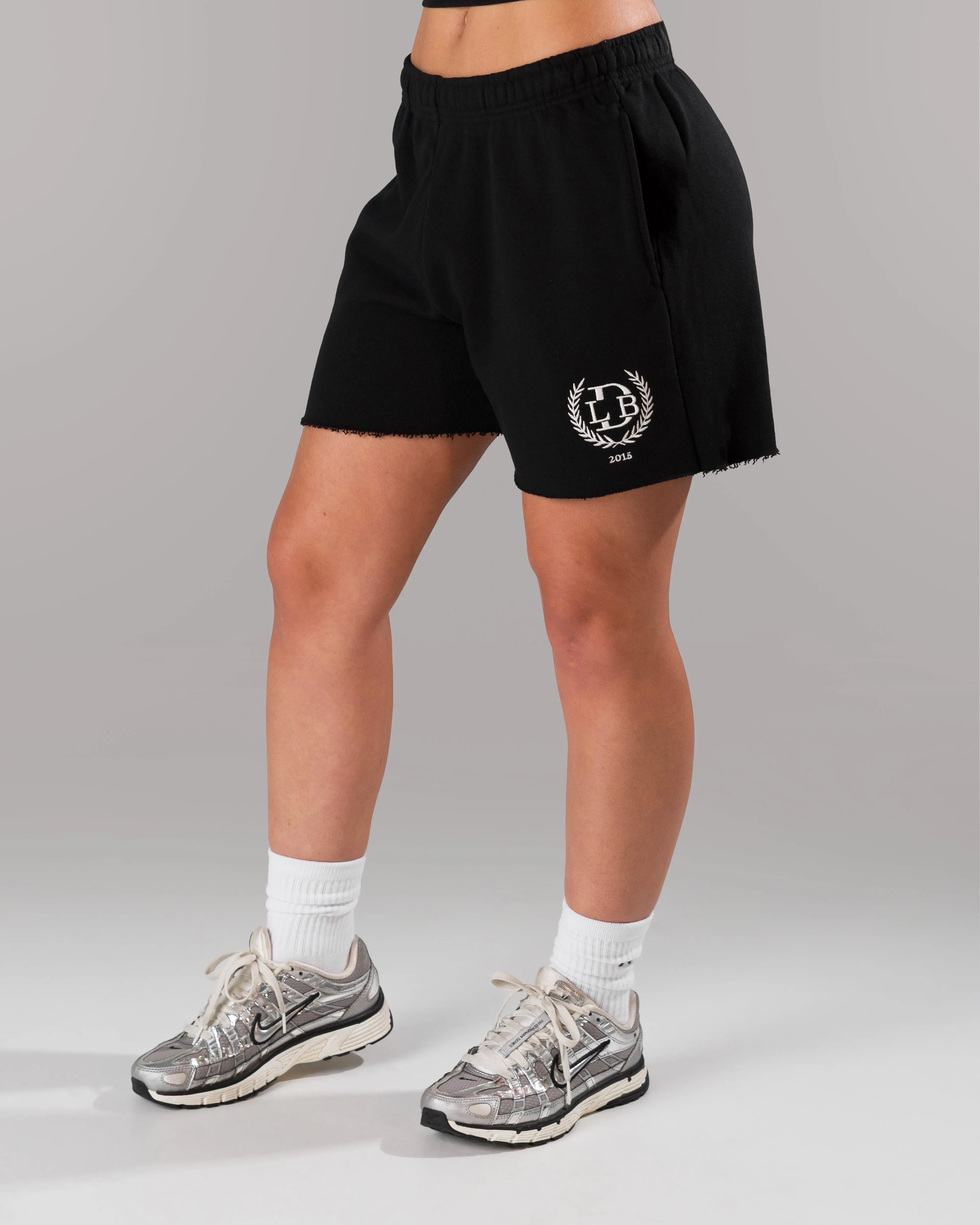 Poolside Wear Core Sweat Short - Black