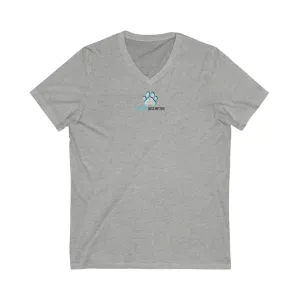 Versatile Style Trend Low Impact Processing Unisex Jersey Short Sleeve V-Neck Tee