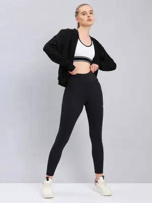 Women Solid Slim Fit Tights with ELASTO PLUS Perfect Layer