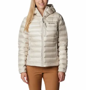 Maximize Insulated Shield Columbia Women Brown Pebble Peak Down Hooded Jacket