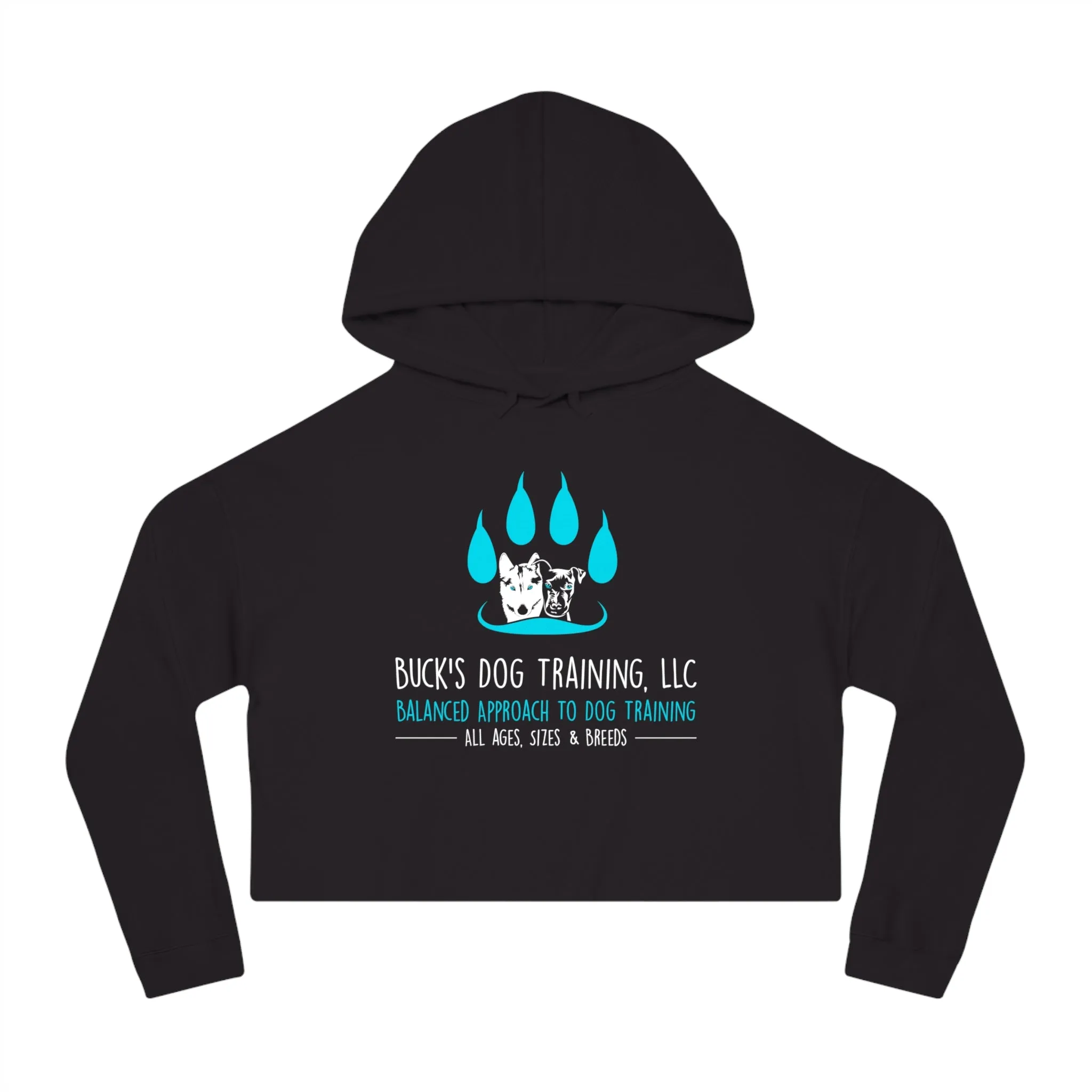 Cozy Gear hat accents Women??s Cropped Hooded Sweatshirt