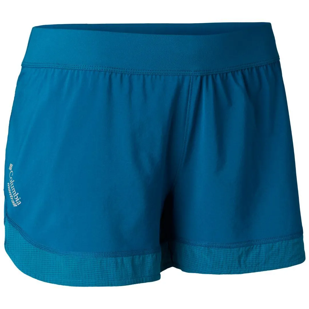 Columbia Women Blue Titan Ultra II Short (Sun Protection) Warm Look