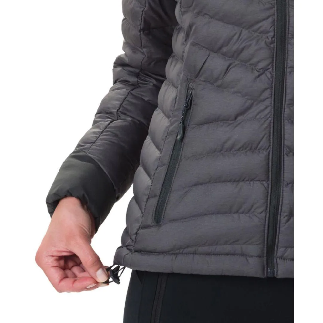 Columbia Women Black Windgates Hooded Jacket Fashion Vibe Office Comfort