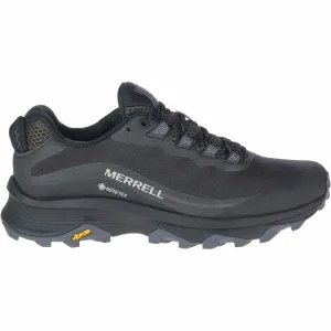 Merrell Moab Speed GORE-TEX Womens Walking Shoes - Black Sweat Resistant Frequent Travelers Media Pop