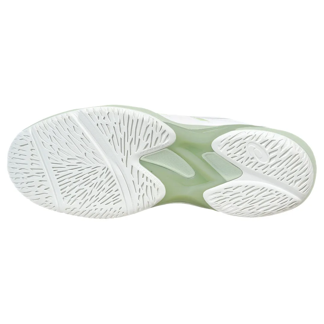 Asics Women's Solution Swift FF 2 - White/Lichen Rock Non Slip Outsole Eco Friendly Cushioning