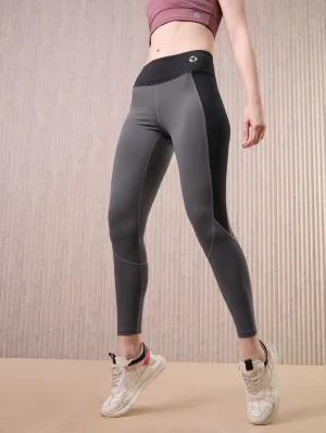 Natural Stretch Women Colorblock Slim Fit Tights with ELASTOPLUS