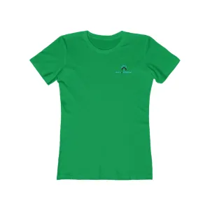 Tubular Knit Structure Casual Fit The Boyfriend Tee for Women