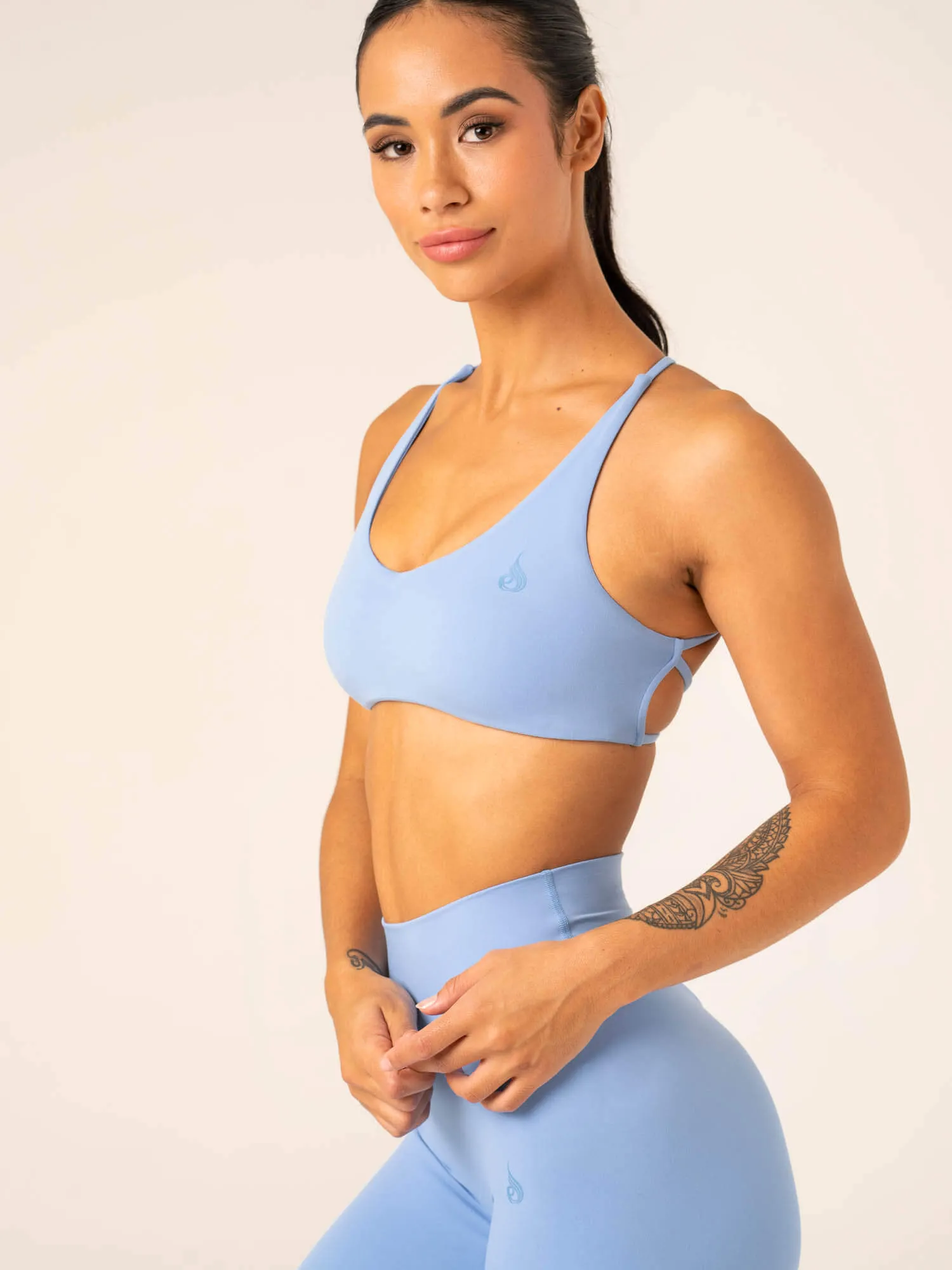 Lightweight Fit Anti-pilling seams NKD Embody Sports Crop - Blue