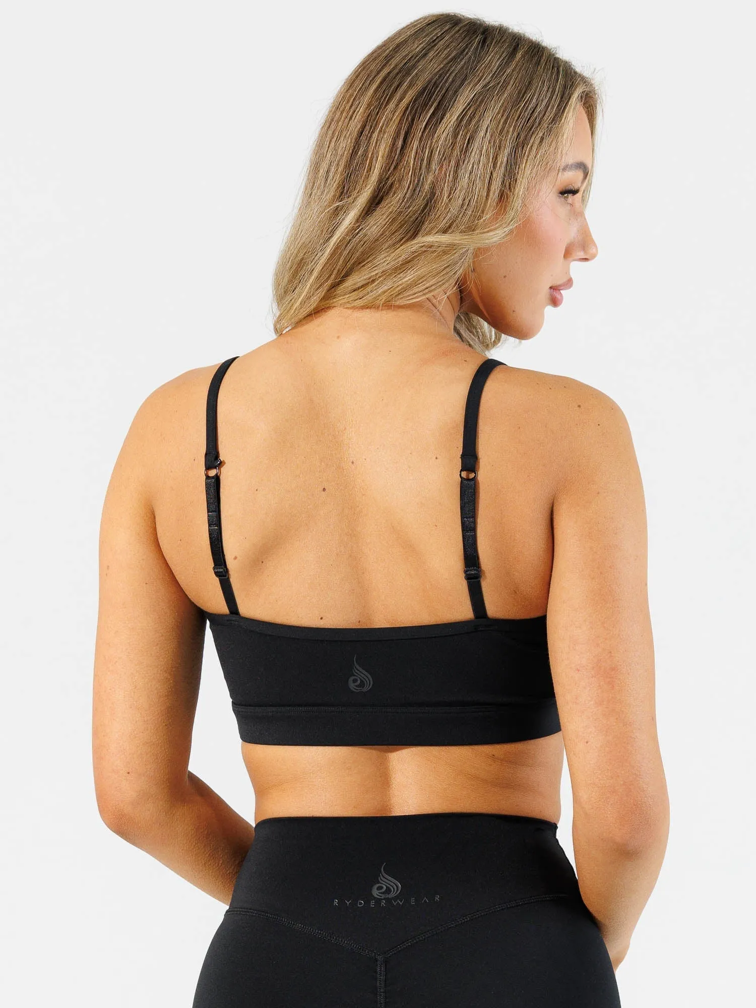 NKD Staples Bra - Black Hook-and-eye closure seams Smooth Finish