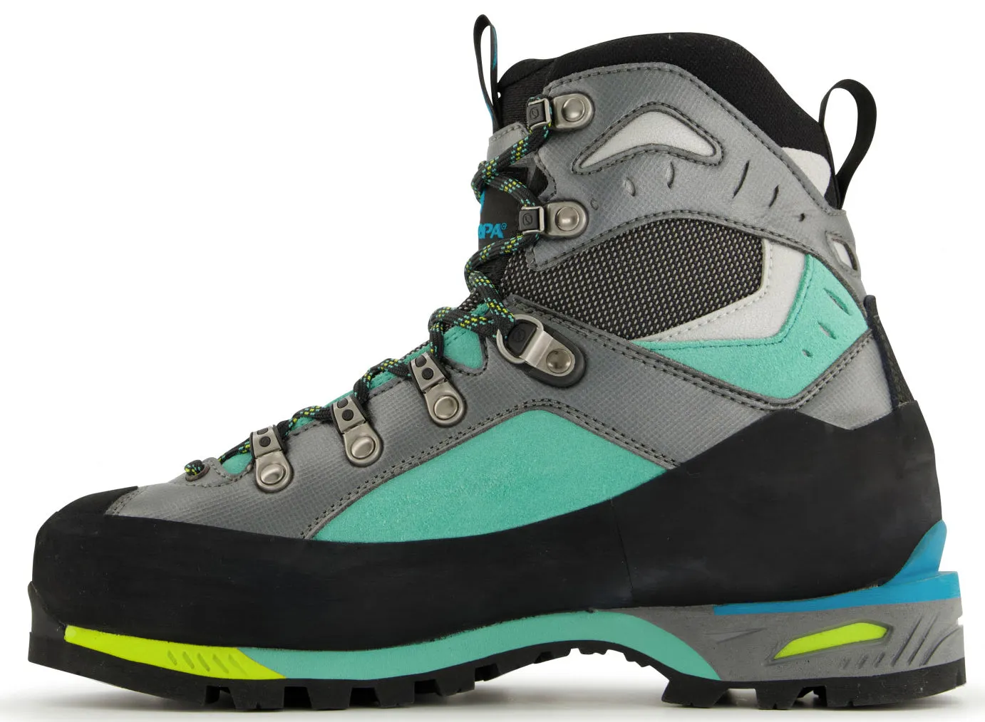 Rolling Motion Sole Scarpa Triolet GORE-TEX Womens Walking Boots - Green
