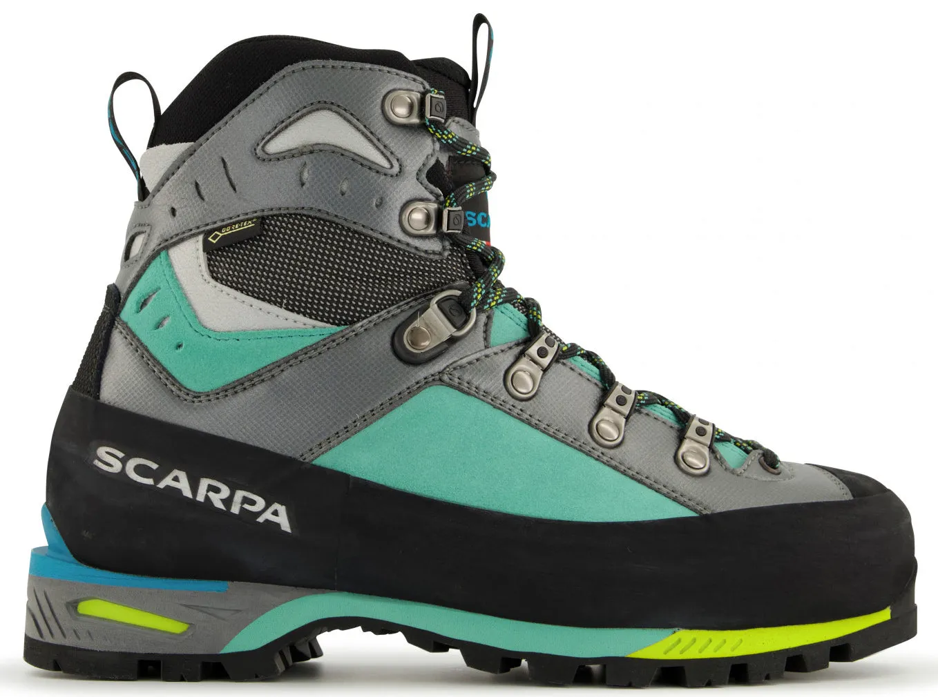 Sole Soft Odor Control Technology Scarpa Triolet GORE-TEX Womens Walking Boots - Green