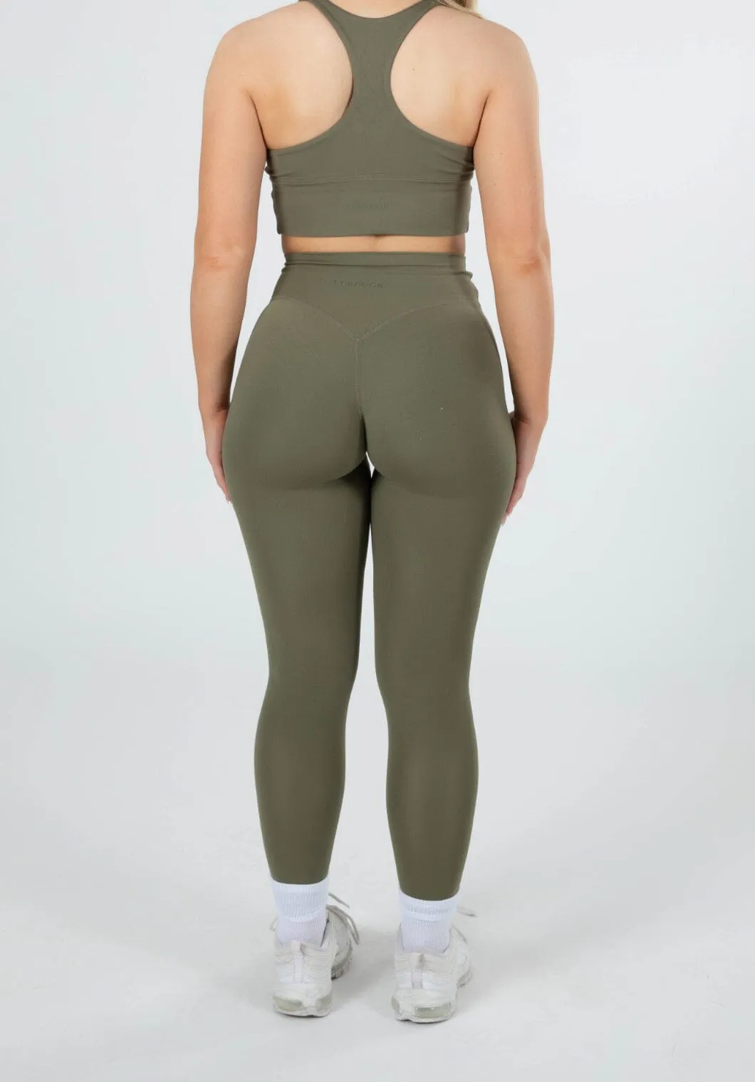 AirSilk Original Sculptseam? Legging Everglades Stretch Panels