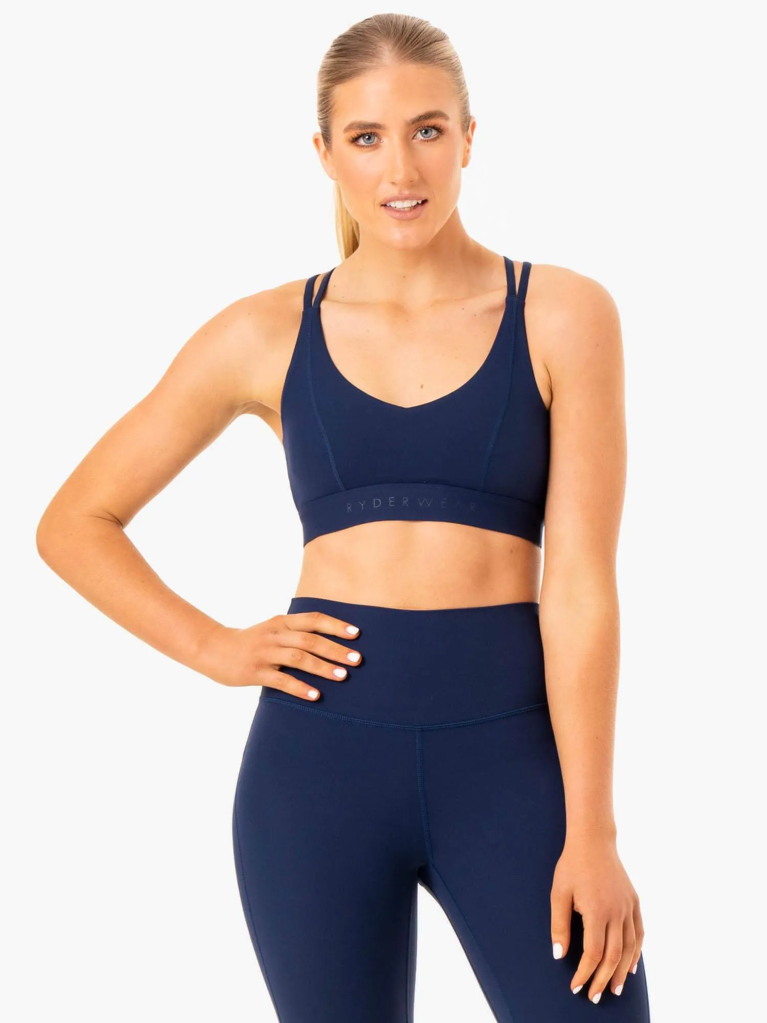 NKD Align Sports Bra - Navy Lightweight Cup