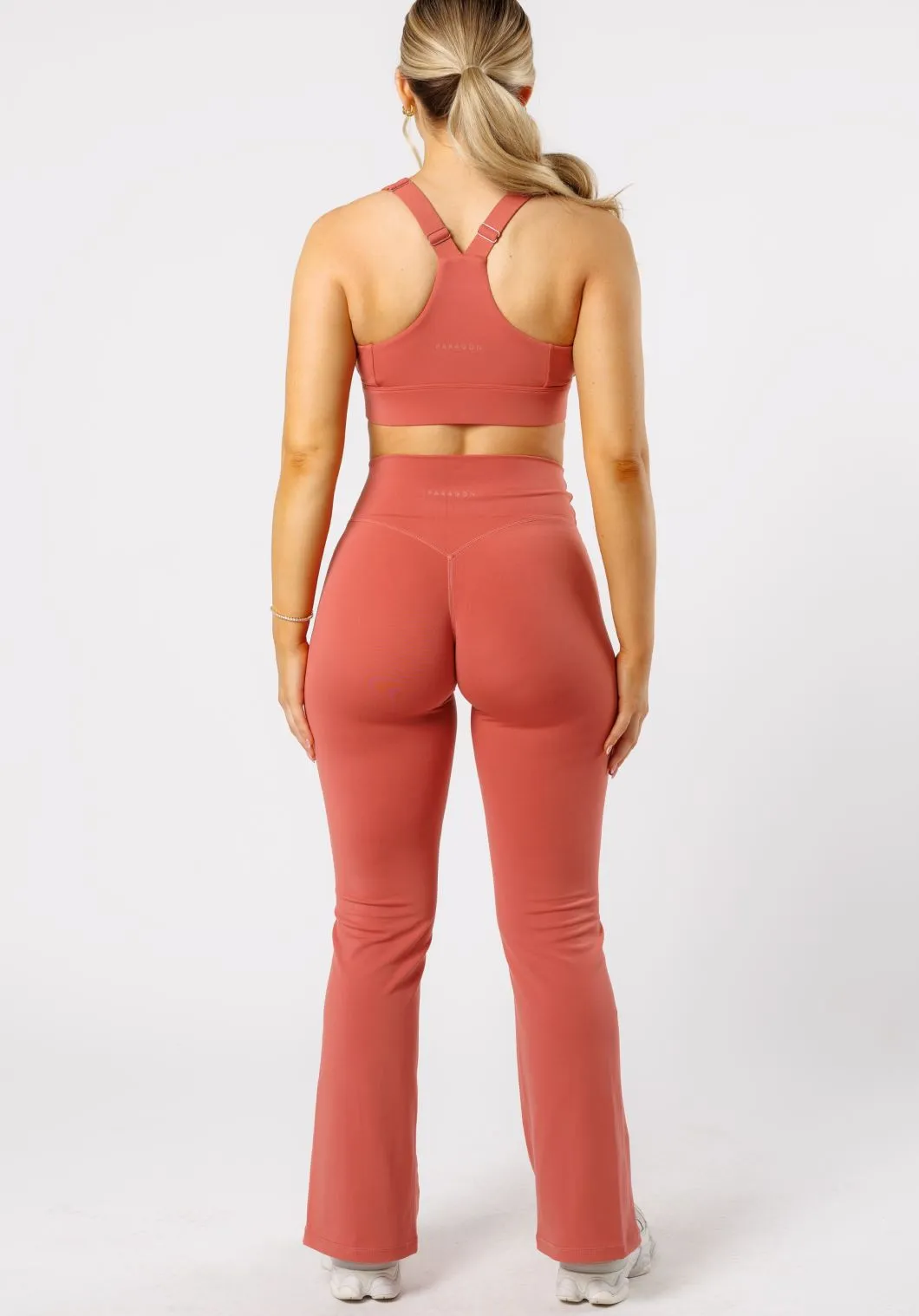Reluna? Front Slit Sculptseam? Flare Leggings 31" Terra Soft Inner Lining Flexible Waistband