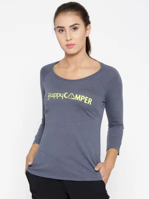 Perfect for Layering Columbia Women Purple Weekend Explorer 3/4 Tee