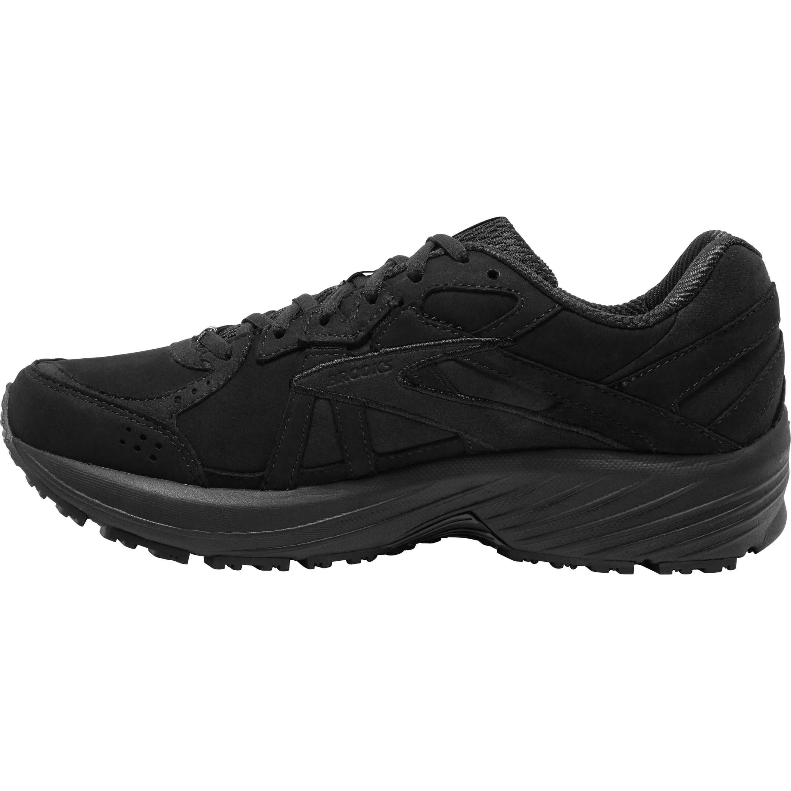Brooks Zeal Walker Womens Walking Shoes - Black Comfort Slope