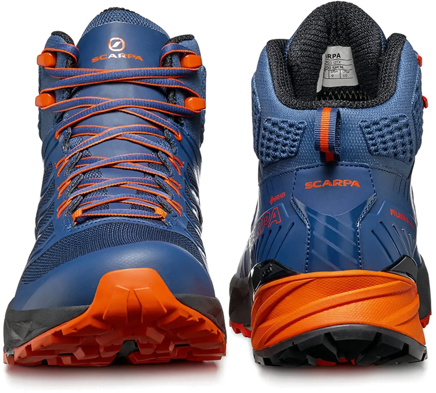 Seamless Fit Running Errands Comfort Walk Scarpa Rush Mid GORE-TEX Walking Boots - Blue