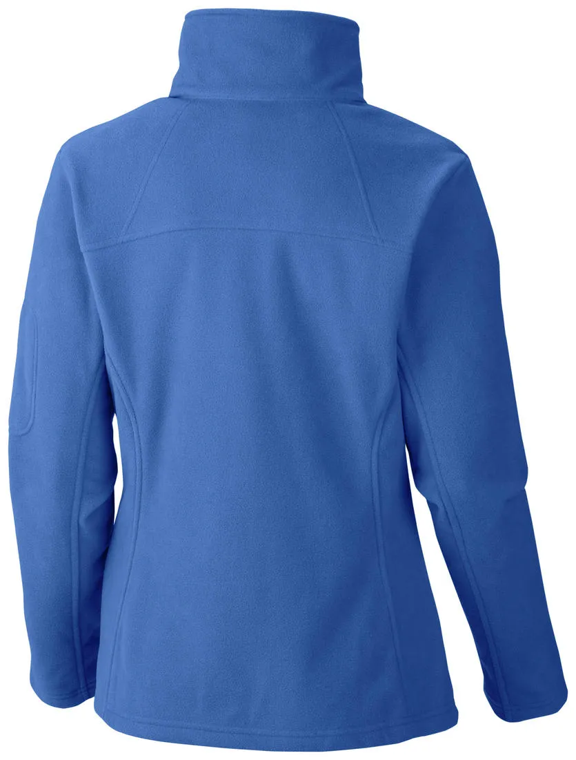 Cozy Lining Columbia Women Blue Fast Trek II Full Zip Fleece Jacket