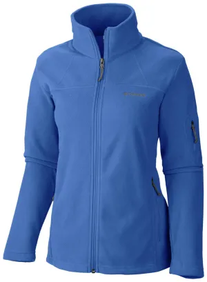 theater performance Columbia Women Blue Fast Trek II Full Zip Fleece Jacket