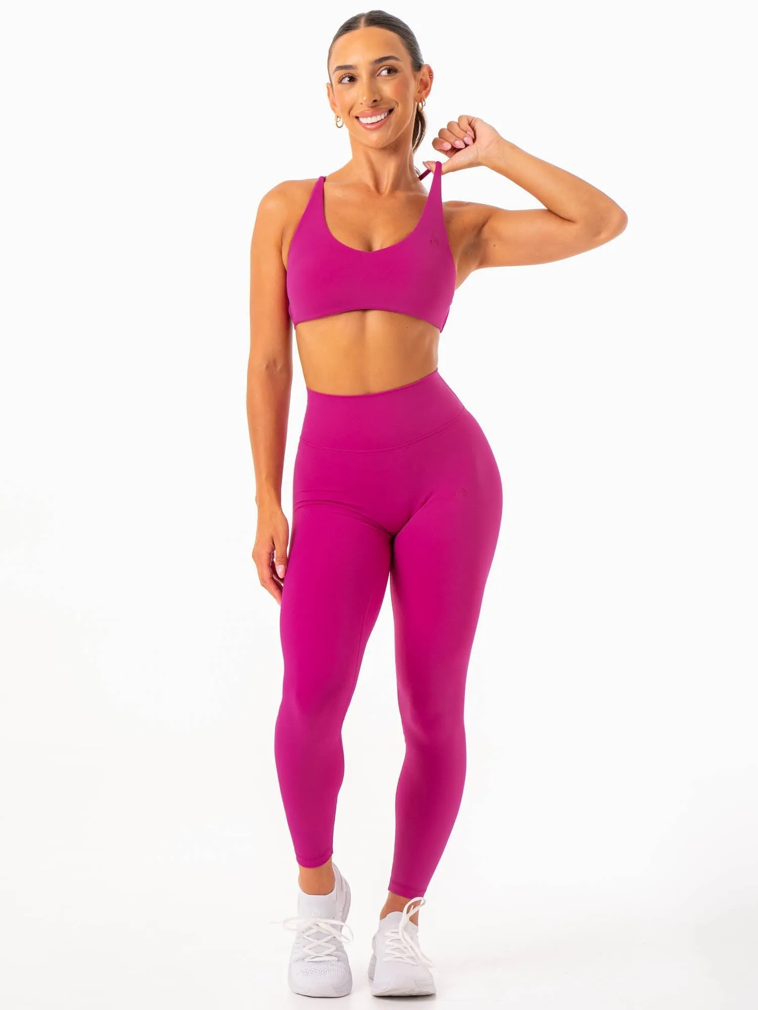 Training Sessions tall size NKD Embody Sports Crop - Fuchsia