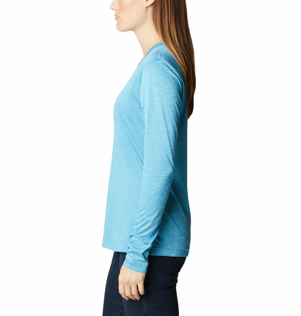 Smart Casual Columbia Women Blue Columbia Hike LS Shirt