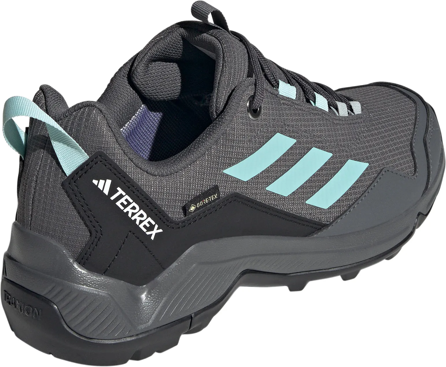 adidas Terrex Eastrail GORE-TEX Womens Walking Shoes - Grey Foam Lining Standing Workers Thermal Insulation