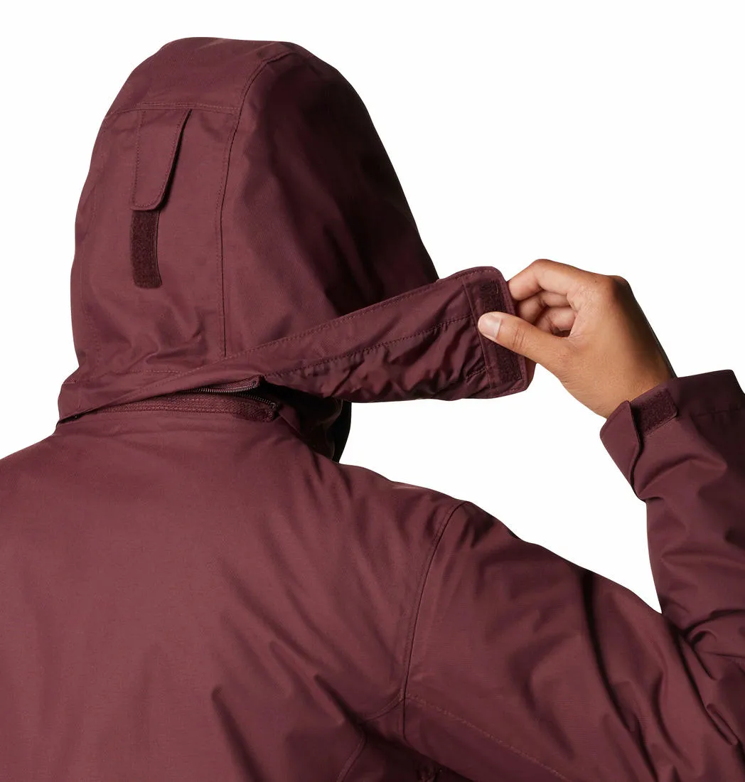 Magnetic Closure Columbia Women Red Bugaboo II Fleece Interchange Jacket