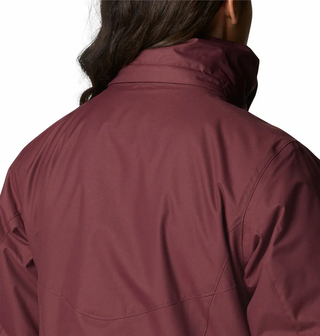 Windproof Wear Columbia Women Red Bugaboo II Fleece Interchange Jacket