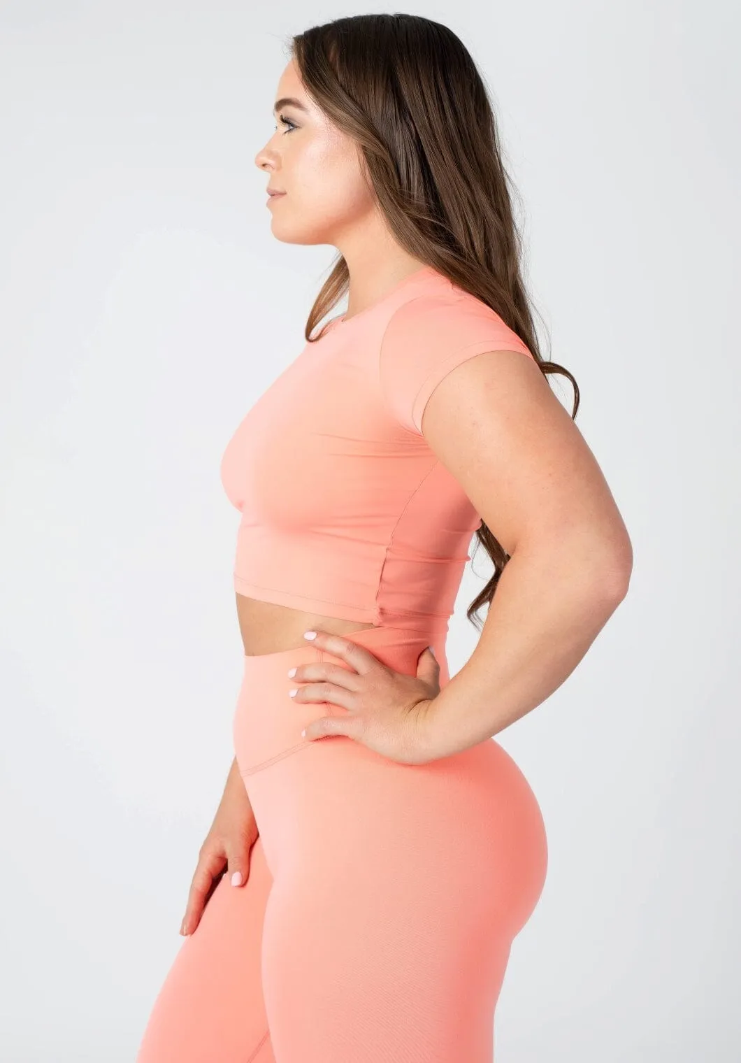 LiteSpeed Short Sleeve Crop Fairy yoga clothing Versatile Design