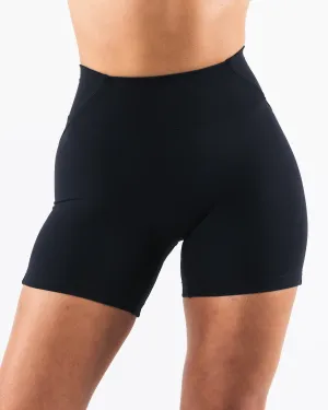 Reinforced Stitching Aura Short 5" - Black