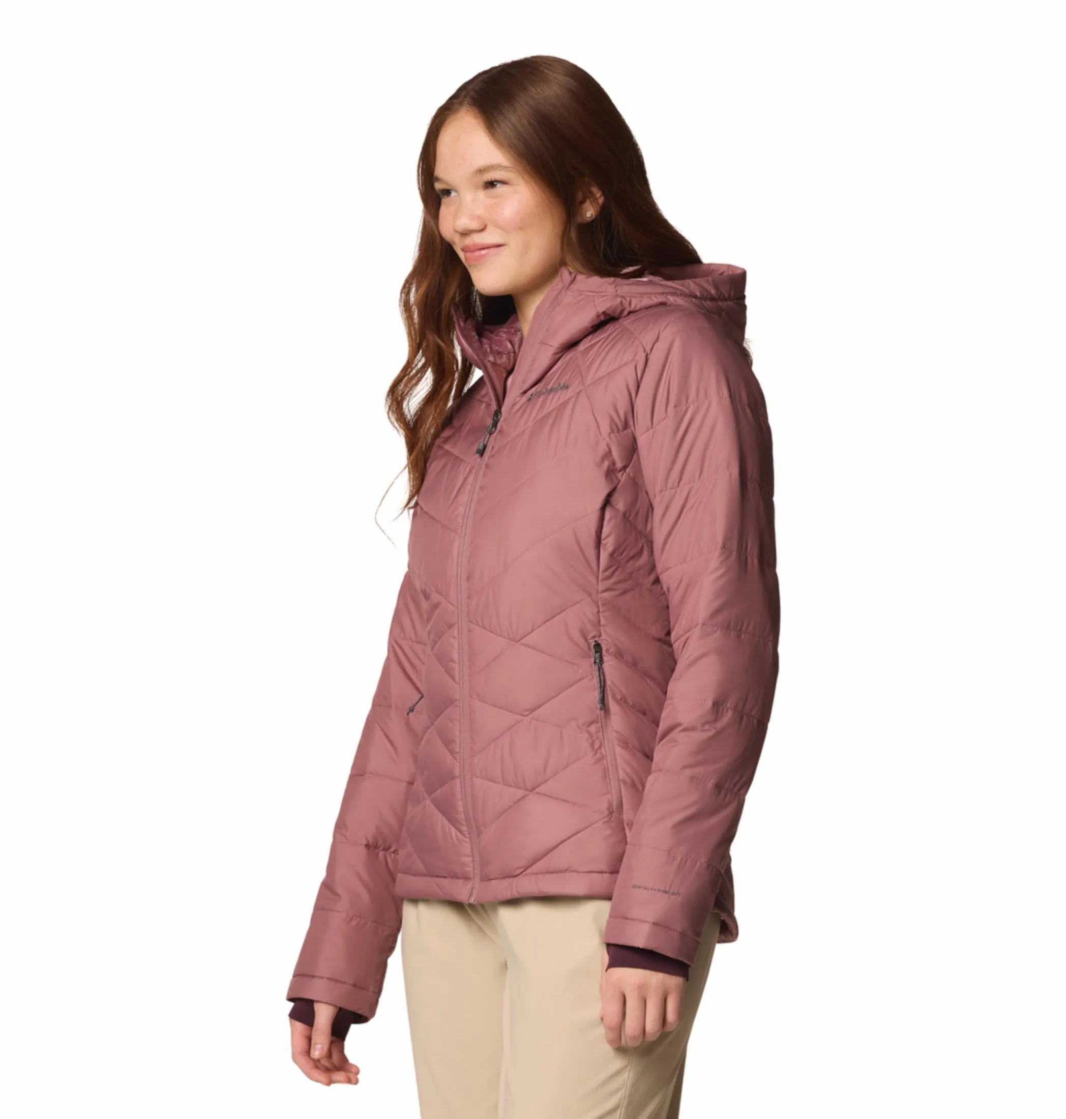 restaurant Columbia Women Pink Heavenly Hooded Jacket