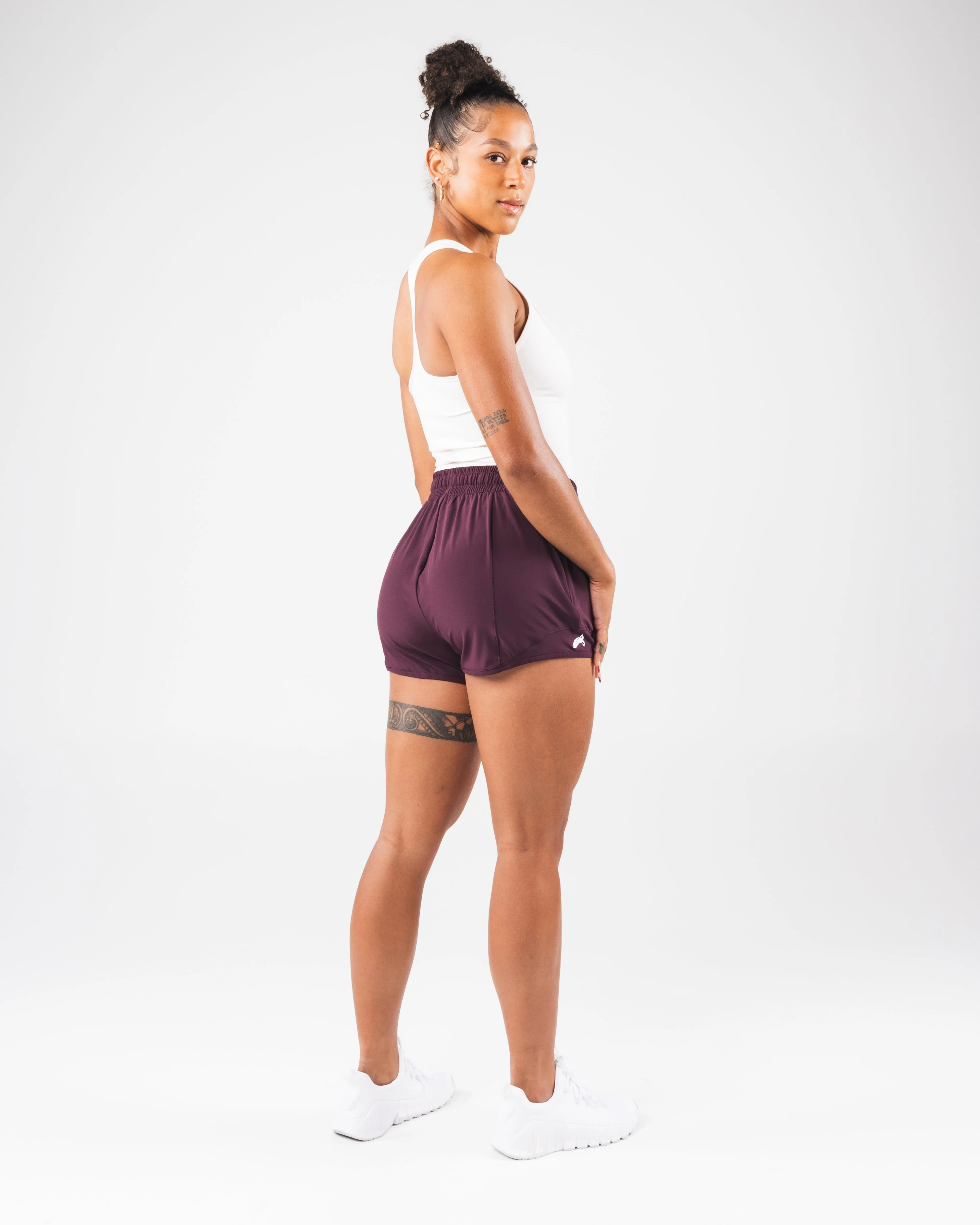 Rubberized Grip Waistband Speed Short - Dusk