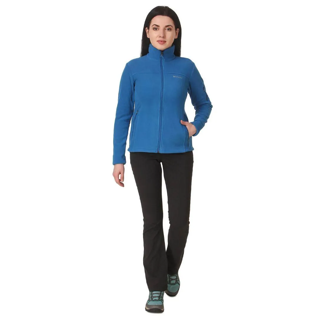 Columbia Women Blue Fast Trek II Jacket Fashionable Shield Transform