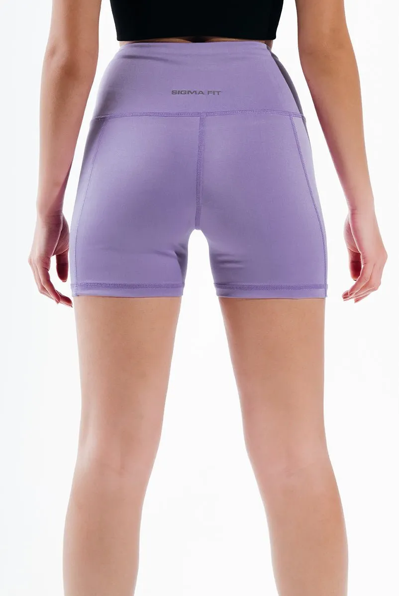 Paisley Purple Basic Hot Shorts comfortable attire EcoFriendlyMaterials