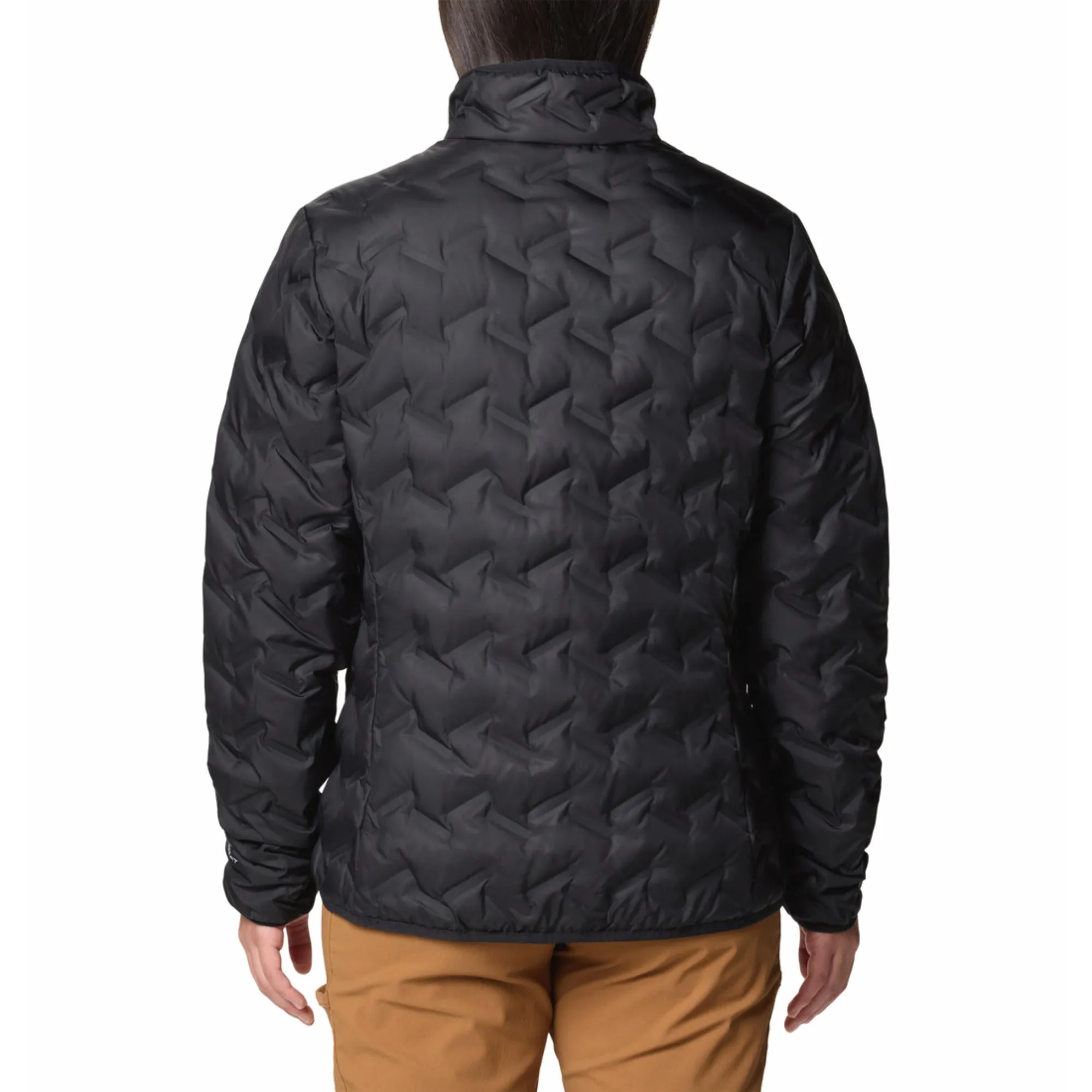Columbia Women Black Delta Ridge II Down Jacket Convertible Sleeve Options