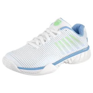 K-Swiss Women's Hypercourt Express 2 - Lucent White/Dutch Canal Flexible Heel Counter Plate Midfoot Shank