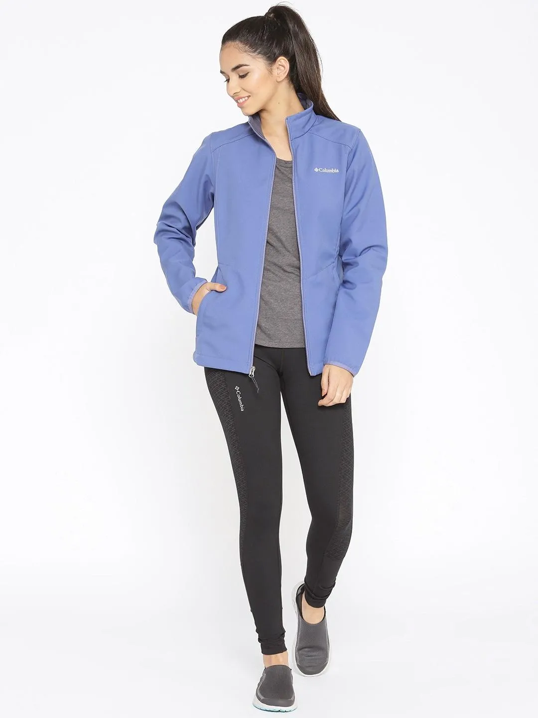 Columbia Women Purple Kruser Ridge II Softshell Degree