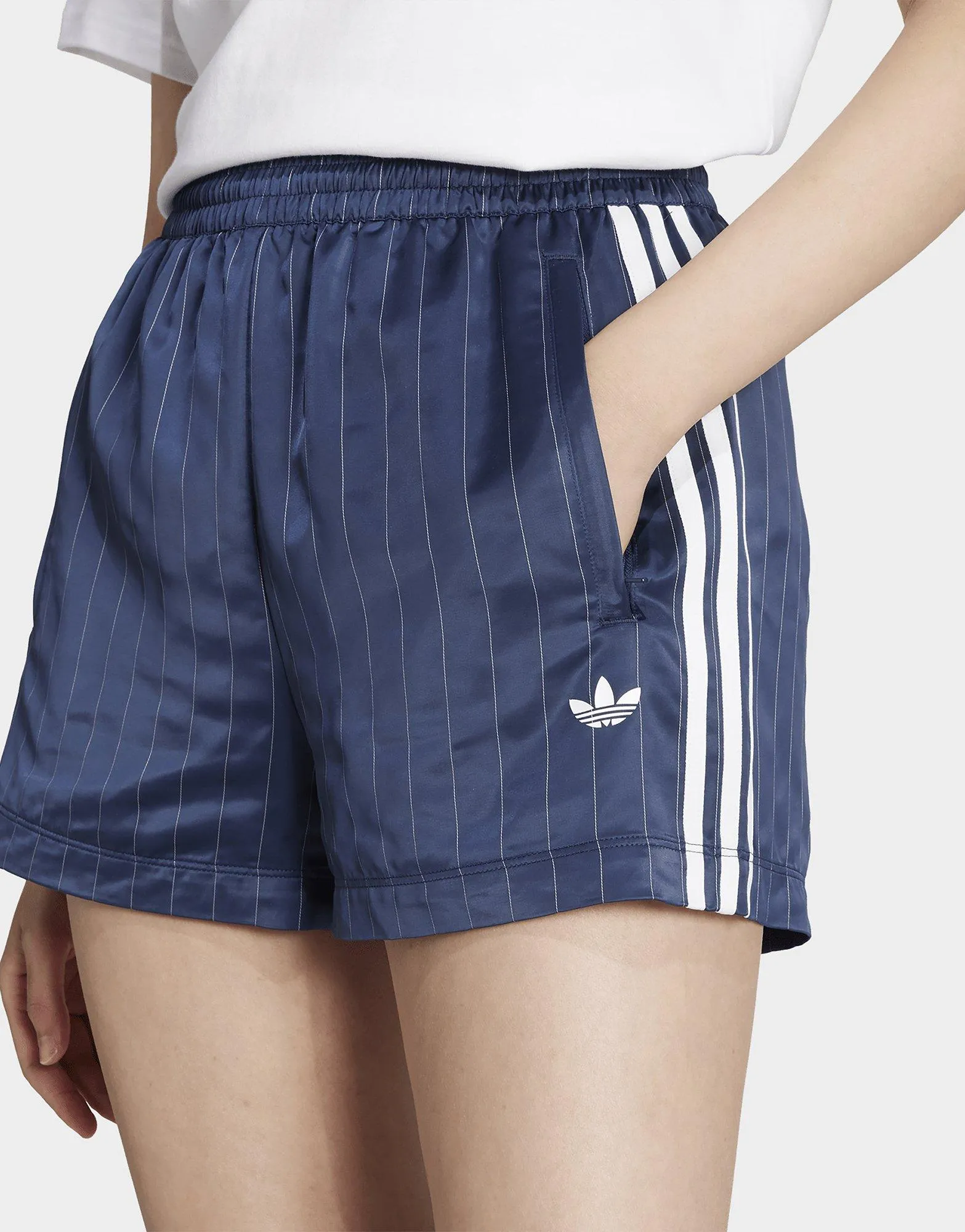 ??????? ????? Pinstripe Satin | ???? dungarees Sport Flex Wear