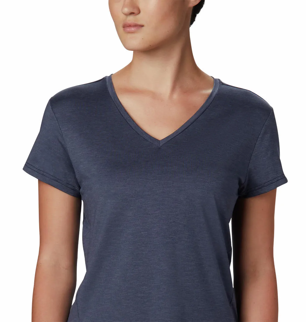 EthicalProduction Columbia Women Blue Bryce SS Tee (Sun Protection)