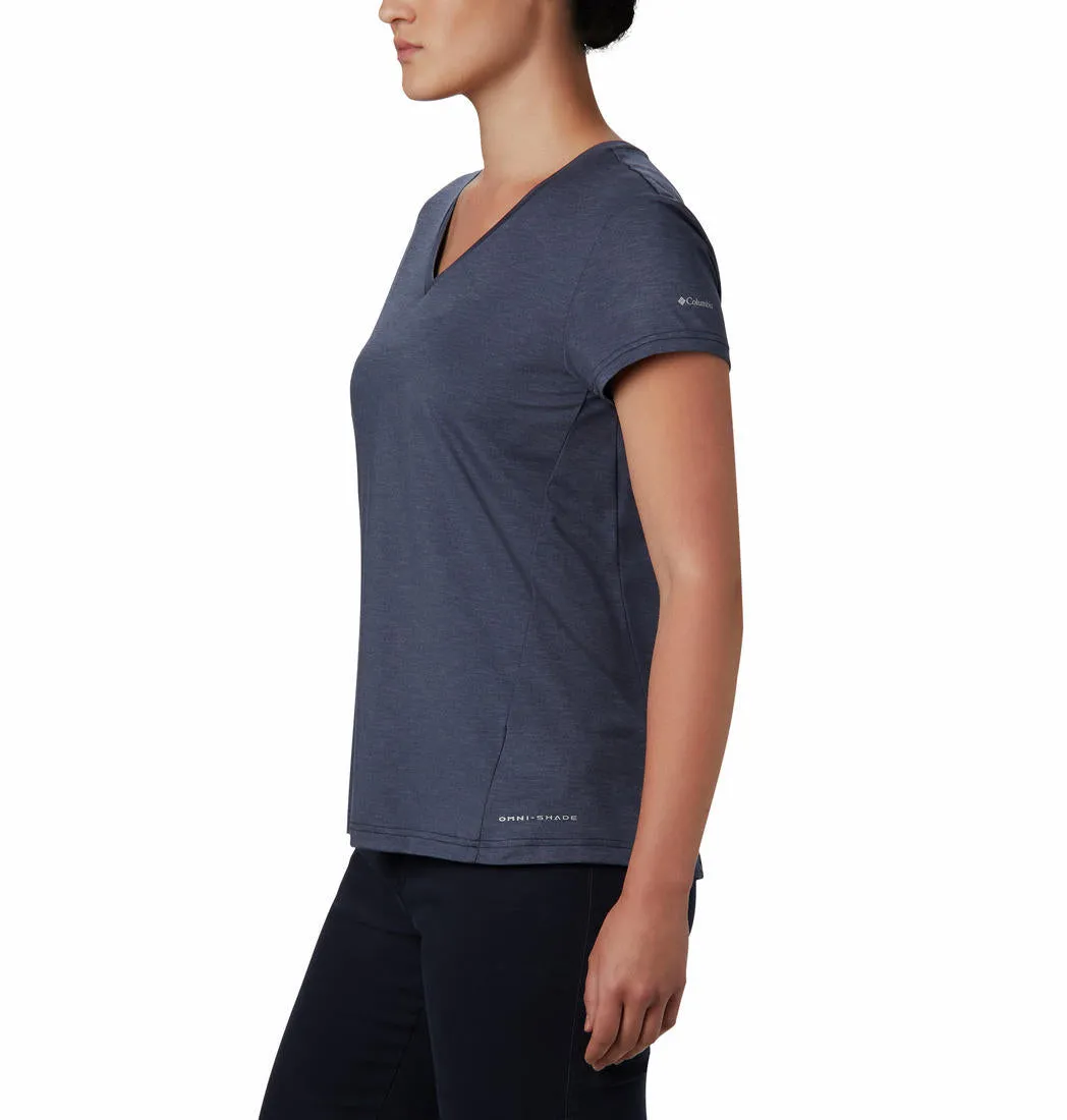 Effortless Style Columbia Women Blue Bryce SS Tee (Sun Protection)