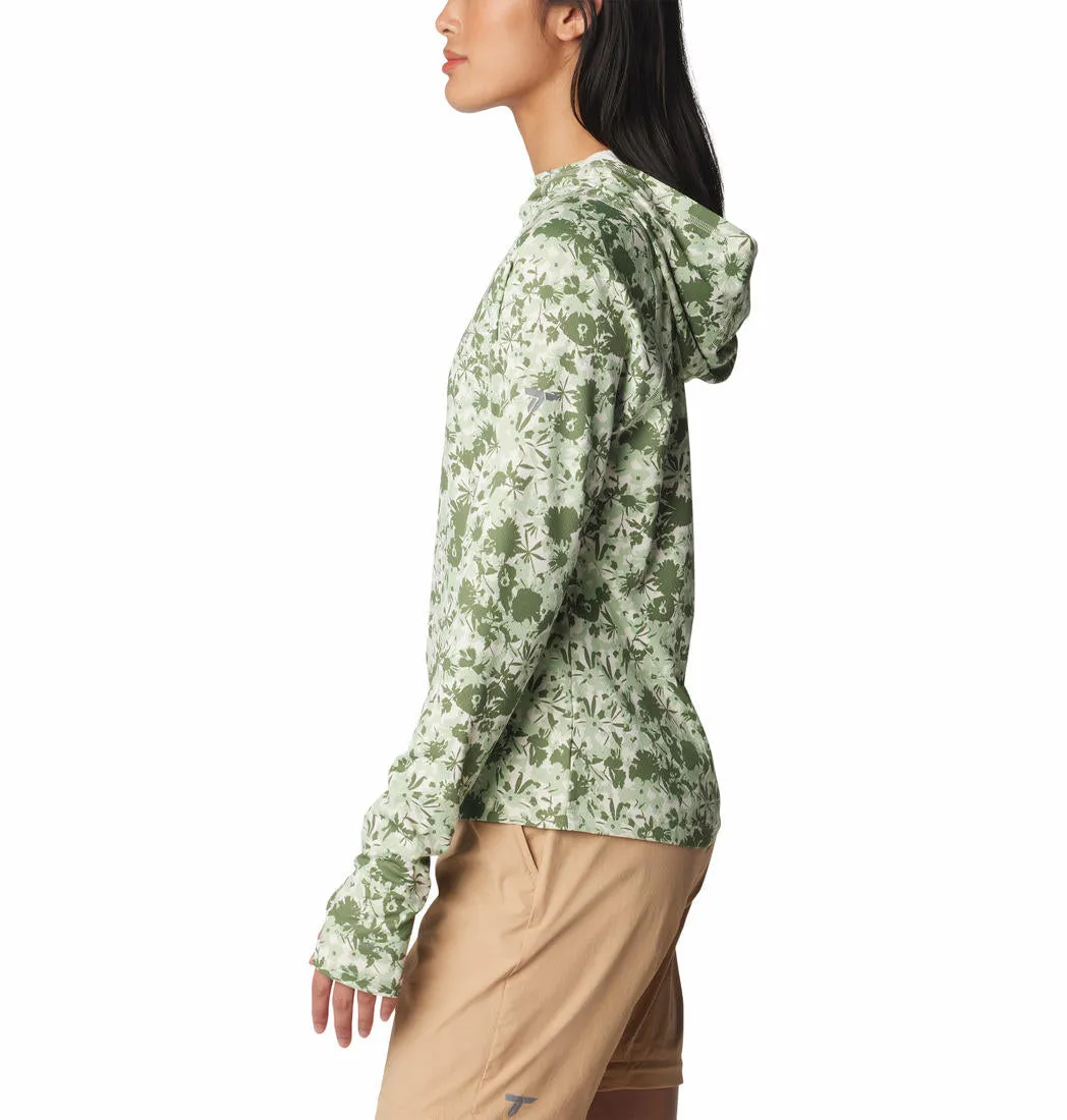 Columbia Women Green Summit Valley Hoodie (Sun Protection) Stylish piece