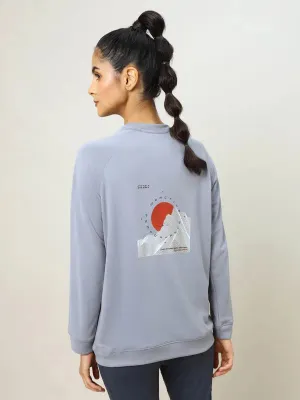 Women Printed Slim Fit Crew Neck Pullover with ELASTO PLUS product festival wearability
