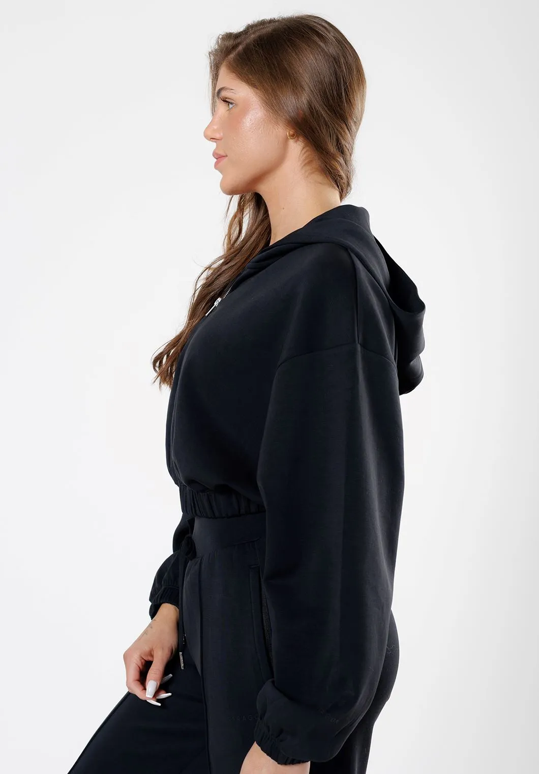 Home friendly sequin AirLux? All In Full Zip Black