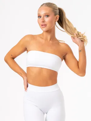Topstitching seams Wireless Support System NKD Bandeau - White