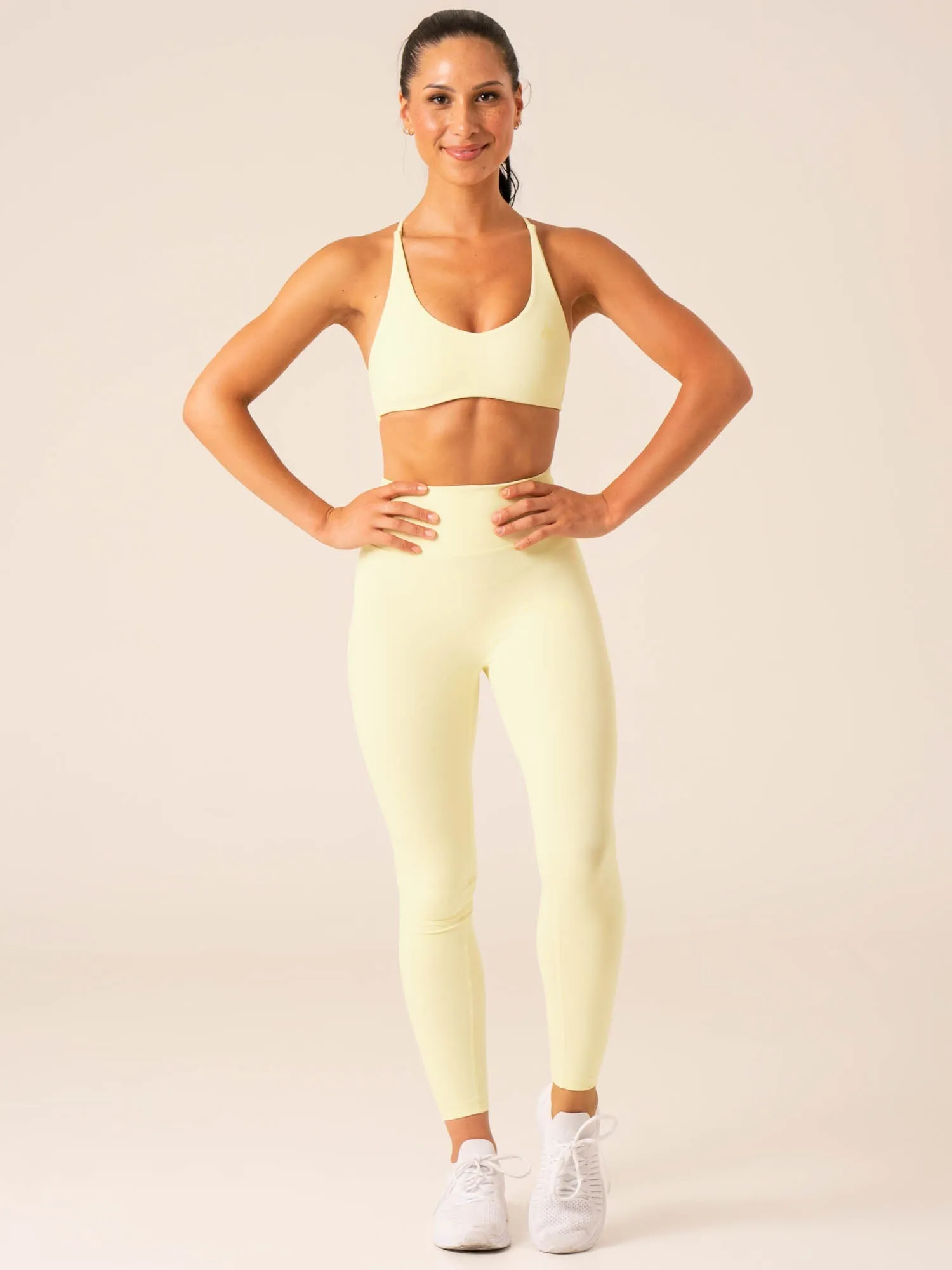 Secure Band NKD Embody Sports Crop - Lemon