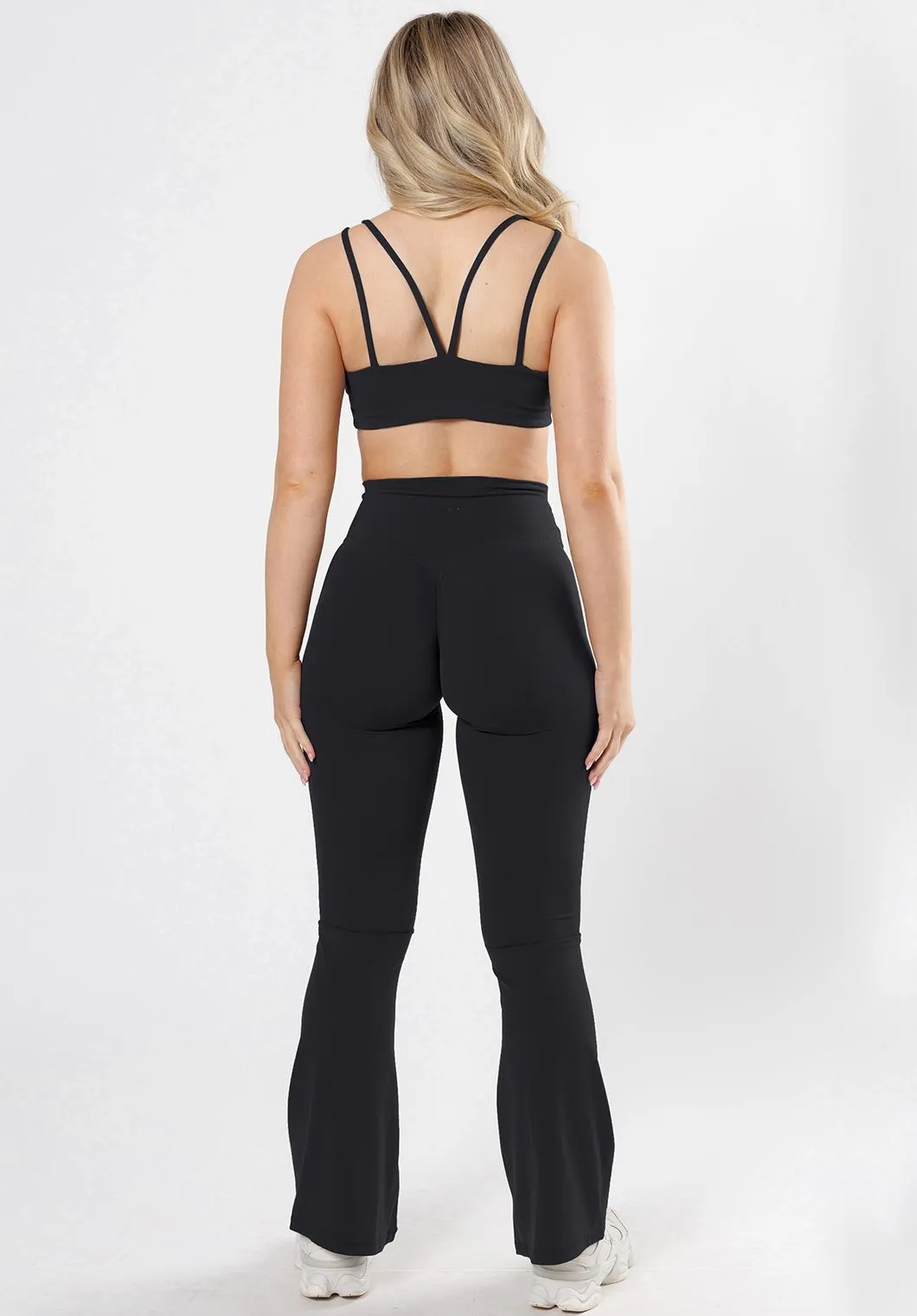 Eco Friendly Breathable Design RecStretch? Original Sculptseam? Plus Essential Flare Legging 31" Black