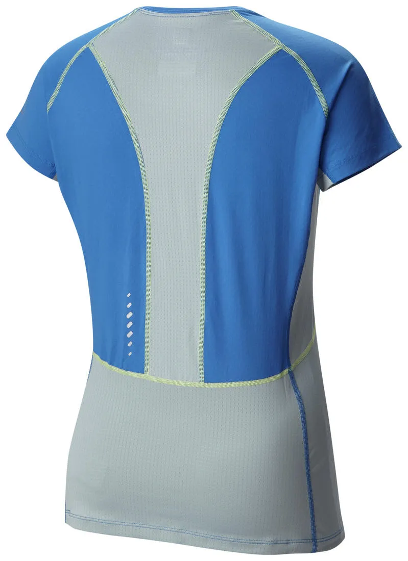 Layer-Friendly Comfy and Soft Columbia Women Blue Freeze Degree III Short Sleeve Shirt (Sun Protection)